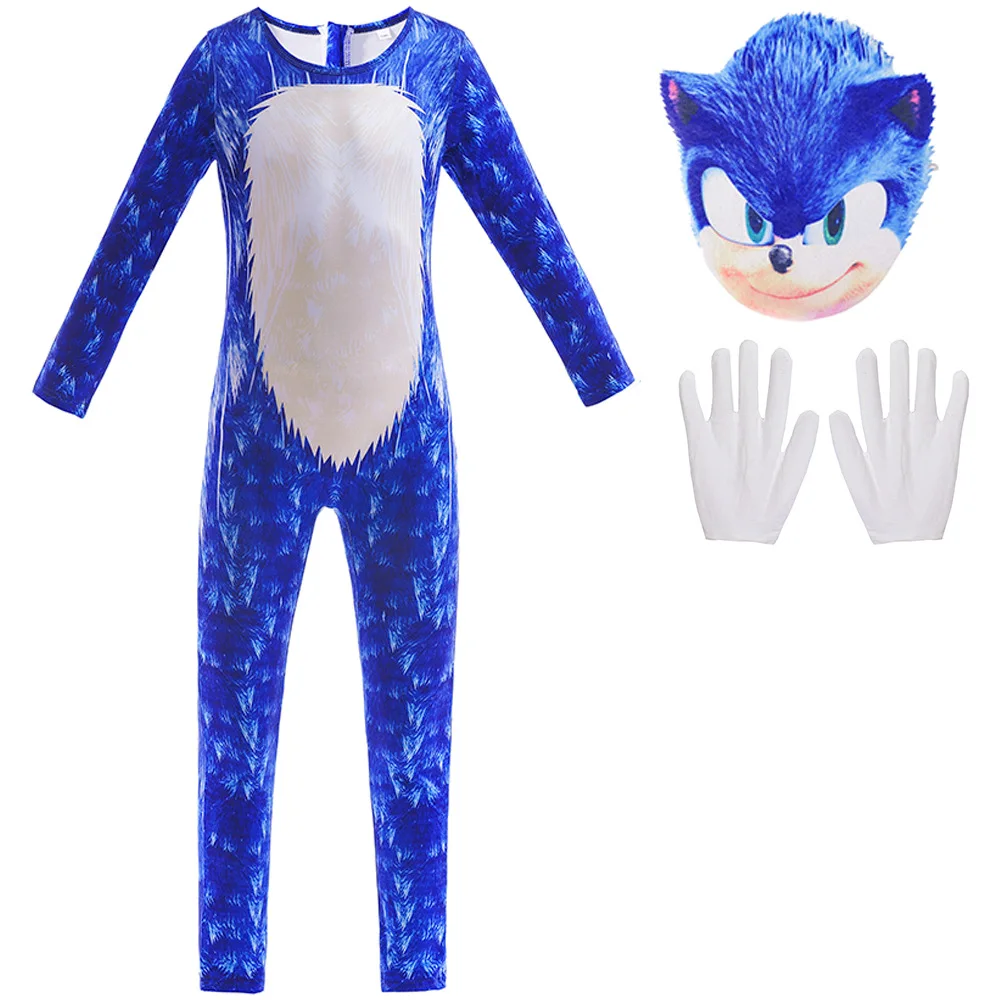 Anime Sonic Kids Series postacie Cosplay Halloween Cartoon odzież dla dzieci występ na scenie na żywo kostiumy Cosplay dla dzieci