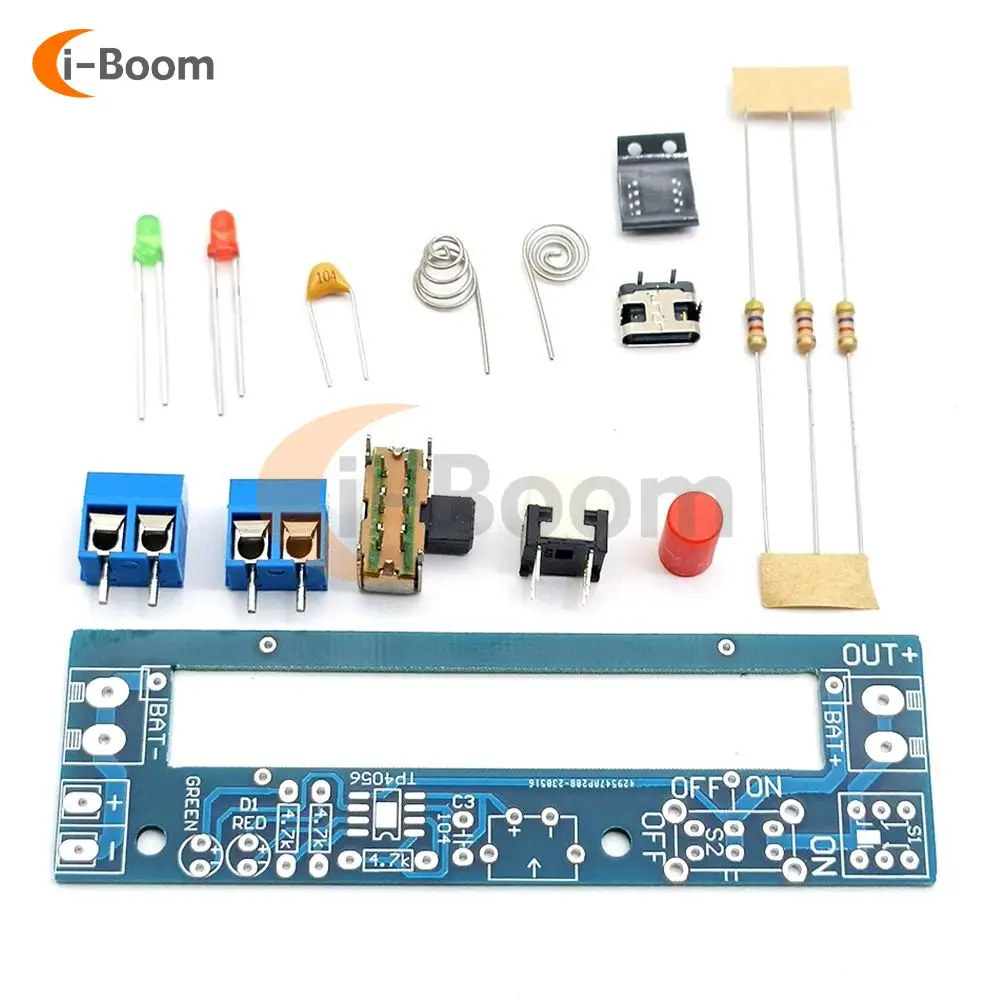 Li-ion PCB Lithium Battery Protection Board TYPE-C USB DC3.7V 18650 Li-ion lithium Battery Charger Module DIY Kit/Finish Product