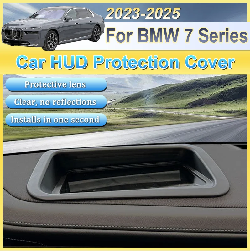 

Auto Parts For BMW 7 Series G70 i7 2023-2025 Car HUD Protection Cover Anti Reflection Head Up Screen Scratch Resistant Cover