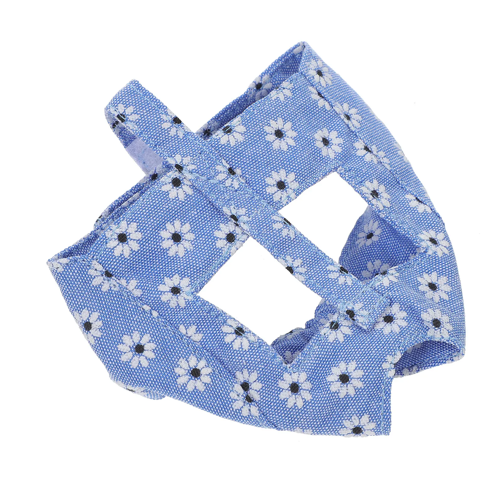

1pc Cover Anti- Breathable Cloth Muzzle For Grooming Bathing Medication Pet Supplies Mouth Hoods Muzzle For Anti-Bite