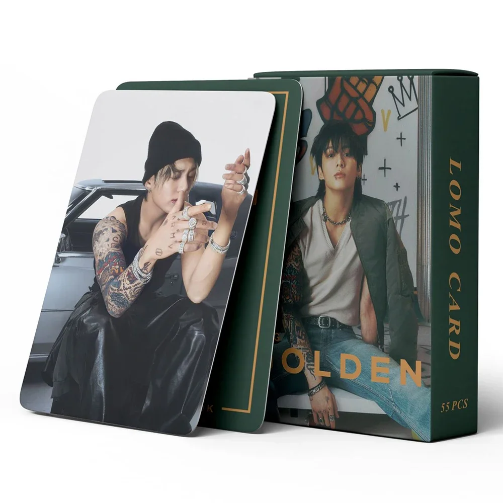 55Pcs/Box Kpop GOLDEN Solo Photocards Lomo Cards Photo Card for Fans Collection