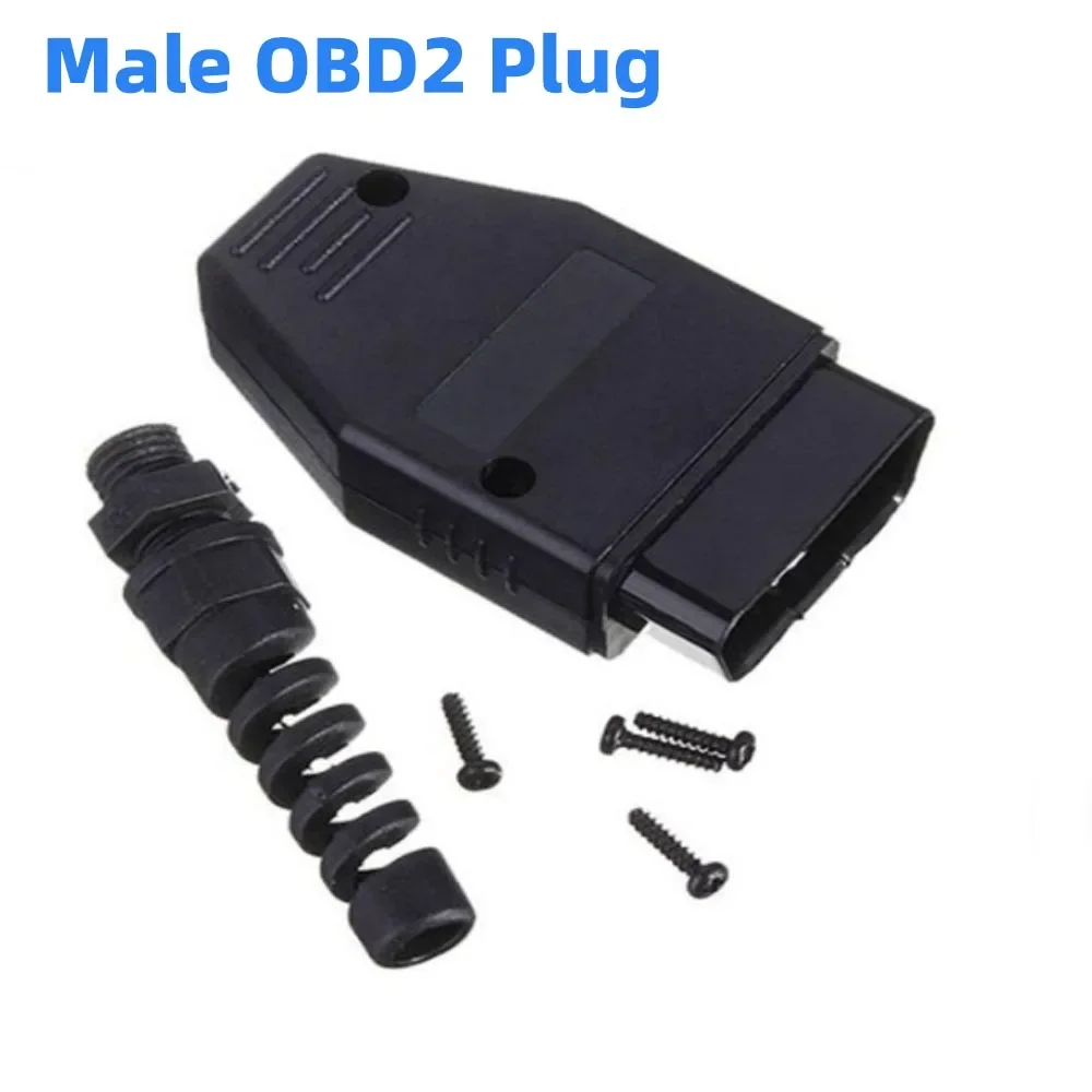 Length 30CM/60CM OBD2 16Pin Female/male Connector to Opening OBD Cable OBDII OBD-ii ODB2 16 Pin OBD 2 Adaptor with ELM327 WIFI