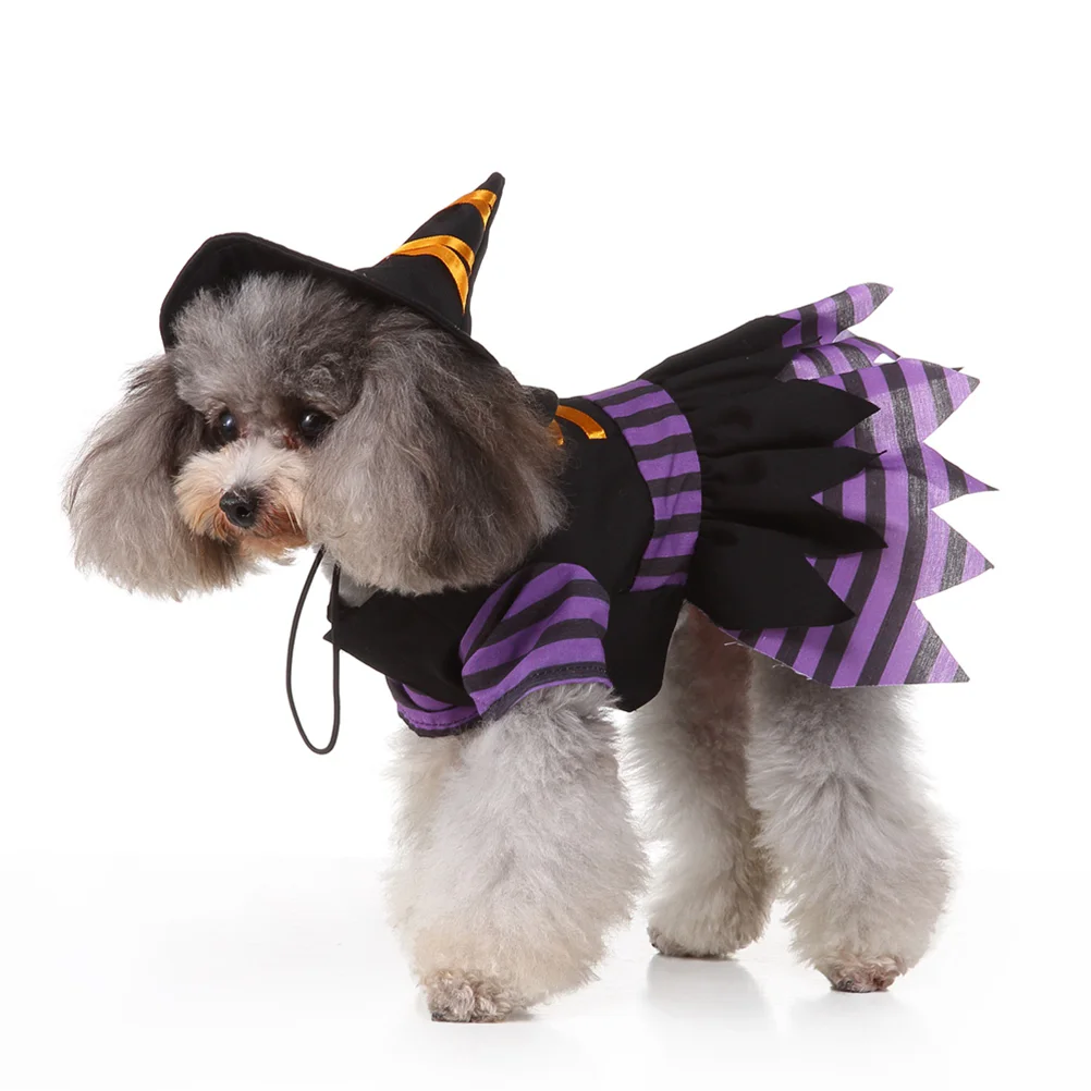 

Halloween Funny Pet Costume Creative Witch Cosplay Clothes for Puppy Dog (Size S) dog clothes pet clothes