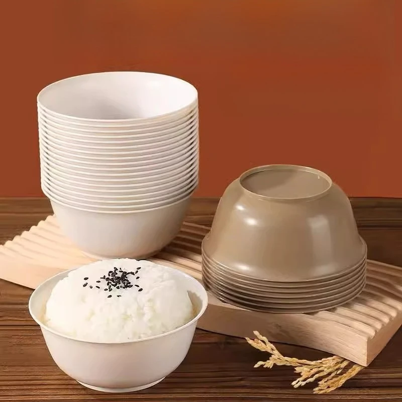 

Eco-friendly Disposable Rice Husk Bowls Food Grade Biodegradable Tableware for Picnic Wedding Home Use