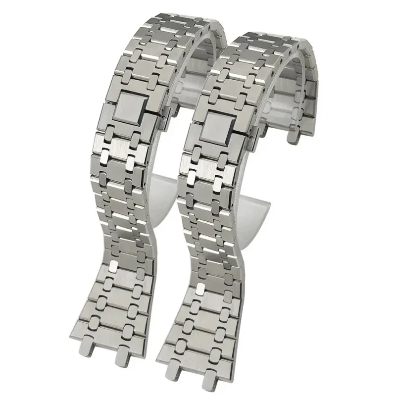 Для Audemars AP Piguet 15400 15500 26331 цельный металлический ремешок для часов, браслеты 26 мм, высококачественный ремешок для часов из нержавеющей стали