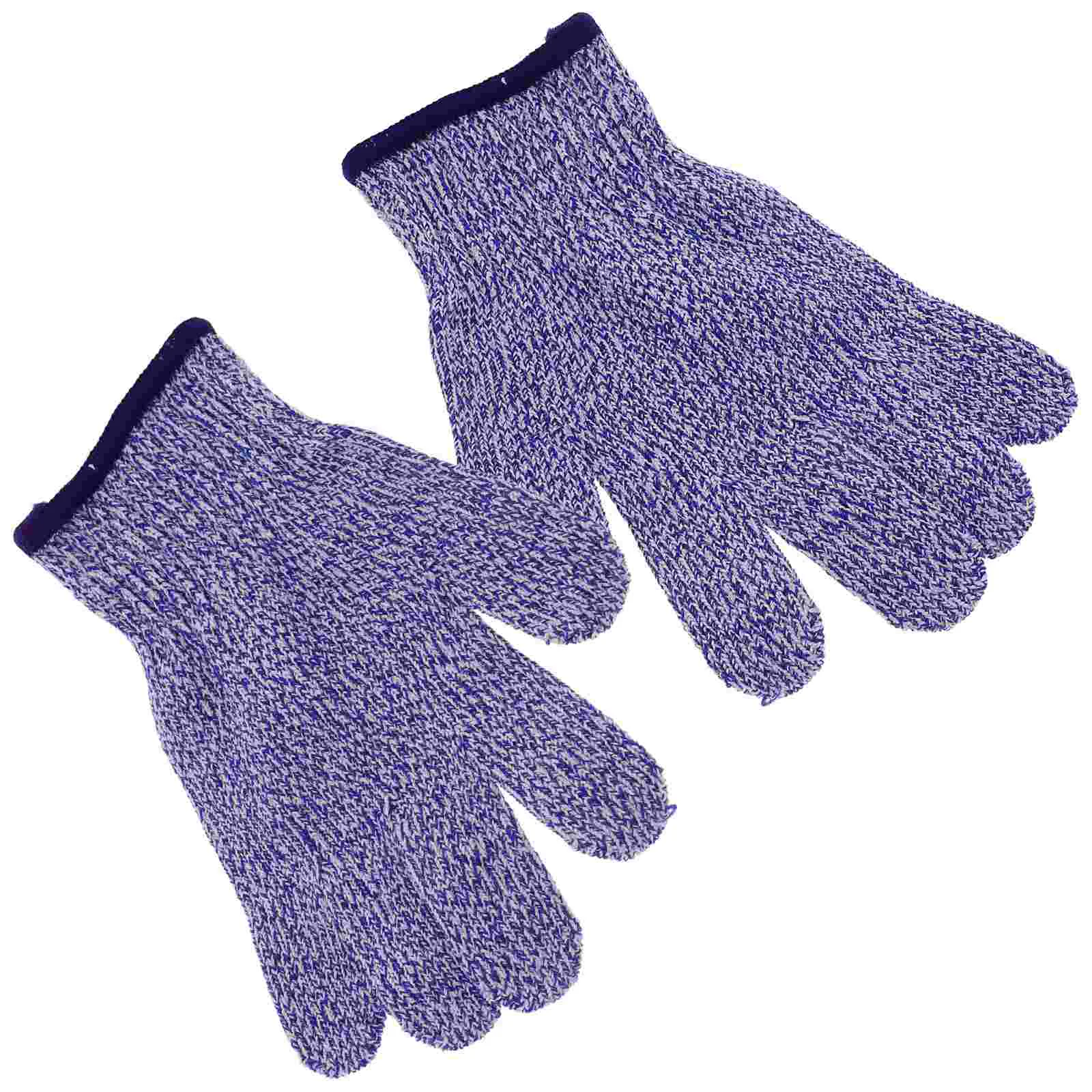 Gloves Kids Oven Mitts Safety Kitchen Blue Protective Cut Resistant Anti-cutting Child