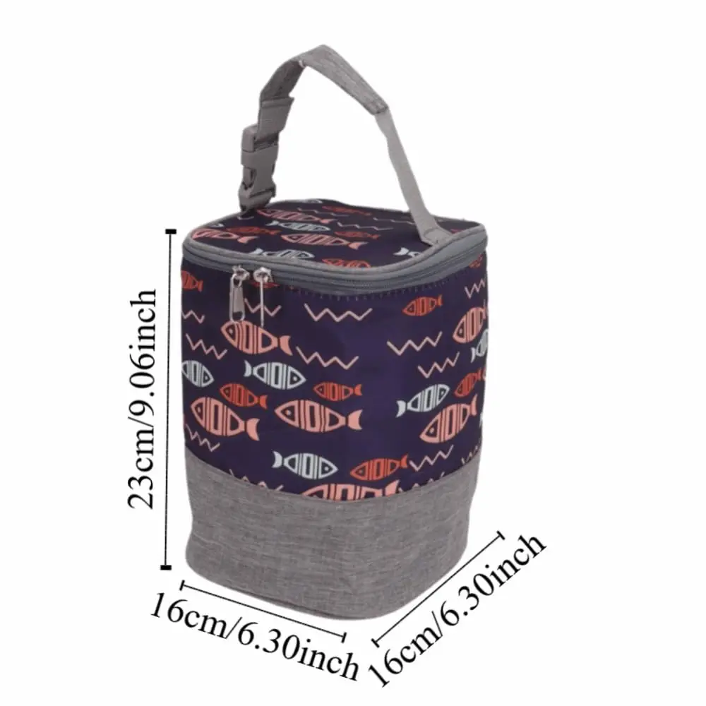 Mom portable bottle bag, insulated lunch bag, hangs on stroller, lightweight waterproof, pumping essential.