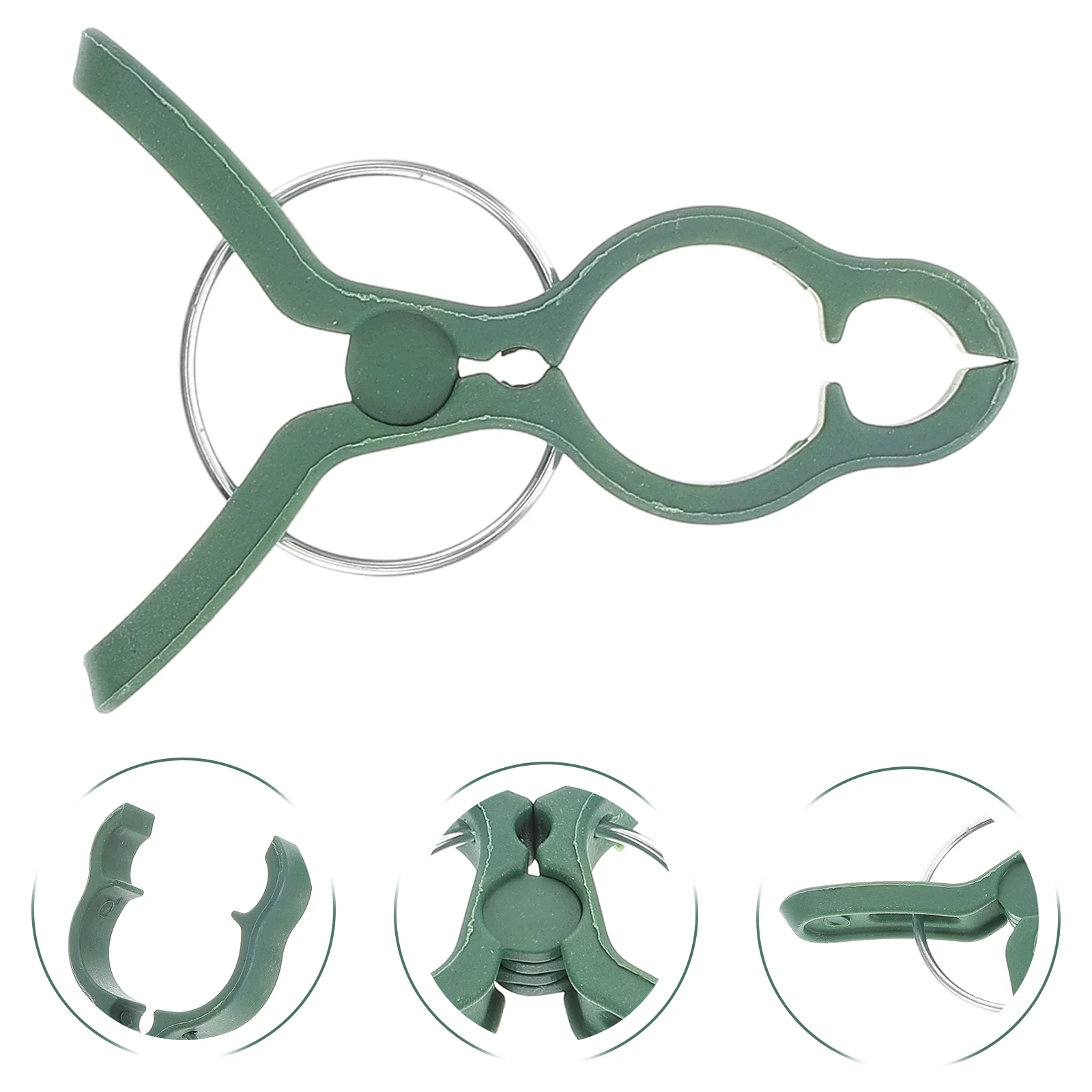 

50 Pcs Plant Garden Clips Climbing Plants Vegetable Vine Support 700X550X100CM Fixing Clamp Green Flower Bending Miss