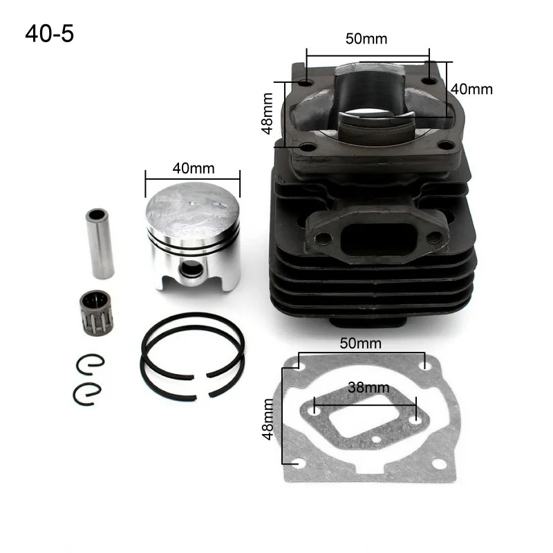 Ersatz 44mm & 40mm Zylinder Kolben Kit für 44-5 & 40-5 Pinsel Cutter Motor 44F-5 & 40F-5