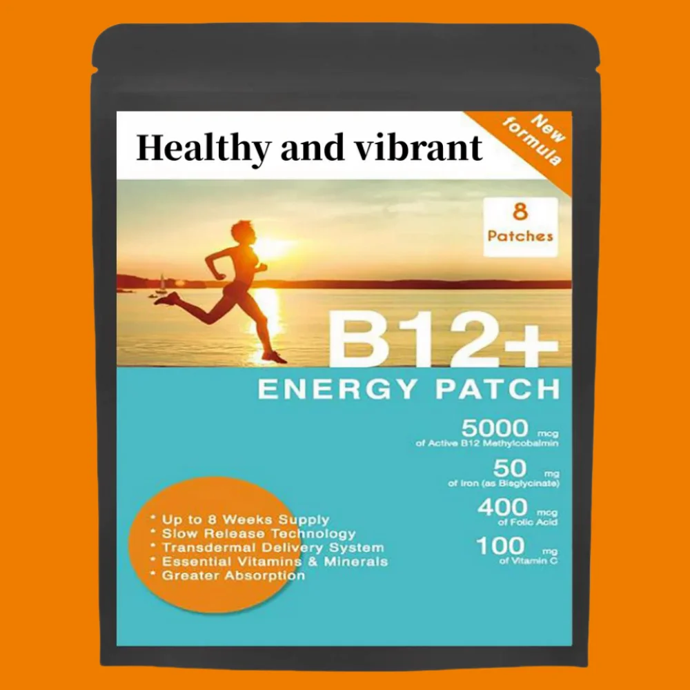 

B12 5000 Mcg + Iron 50mg ( Vitamin C 100mg , Folic Acid 0.4 Mg