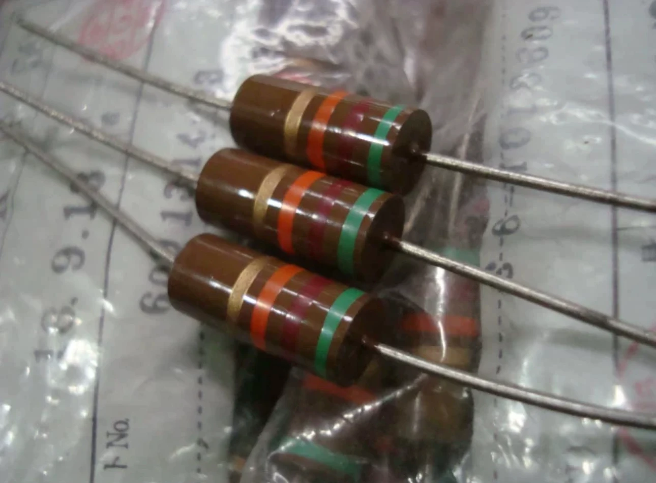 10pcs Japan brand new original RIKEN RM 2W 51K Golden Horn Fever ultra-low noise audio carbon film resistor