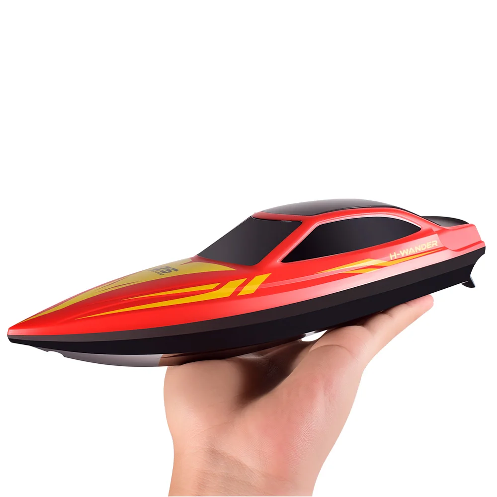 9IMOD HJ825B RC Boat 15KM/H 2.4G 7 Dynamic Light Modes One-Click Auto Righting Speedboat