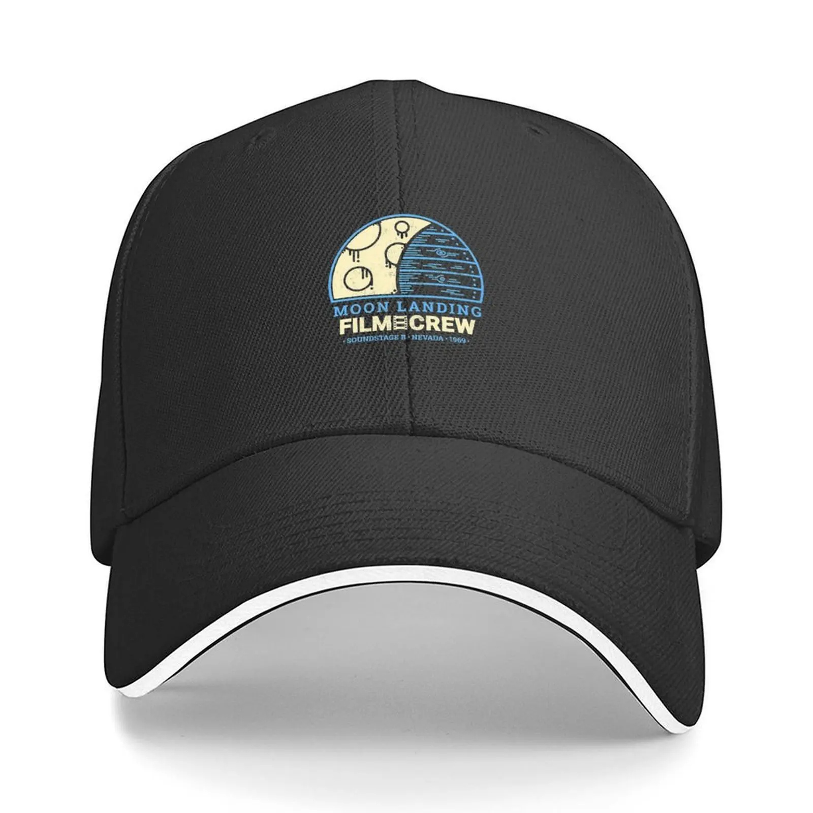 

Moon Landing Hoax Film Crew Conspiracy Theory Baseball Cap fun hats designer cap Thermal Visor Women's Beach Outlet 2025 Men's