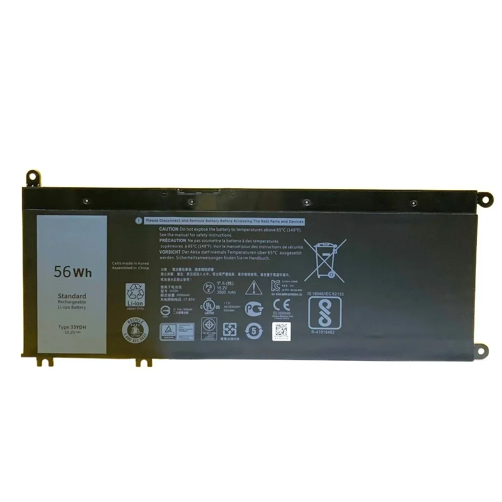 

2025 НОВЫЙ аккумулятор для DELL 33YDH для Dell Inspiron 15 7577 7588 17 7773 7778 7779 7786 G3 3579 5587 3779 7588 P30E P71F Series
