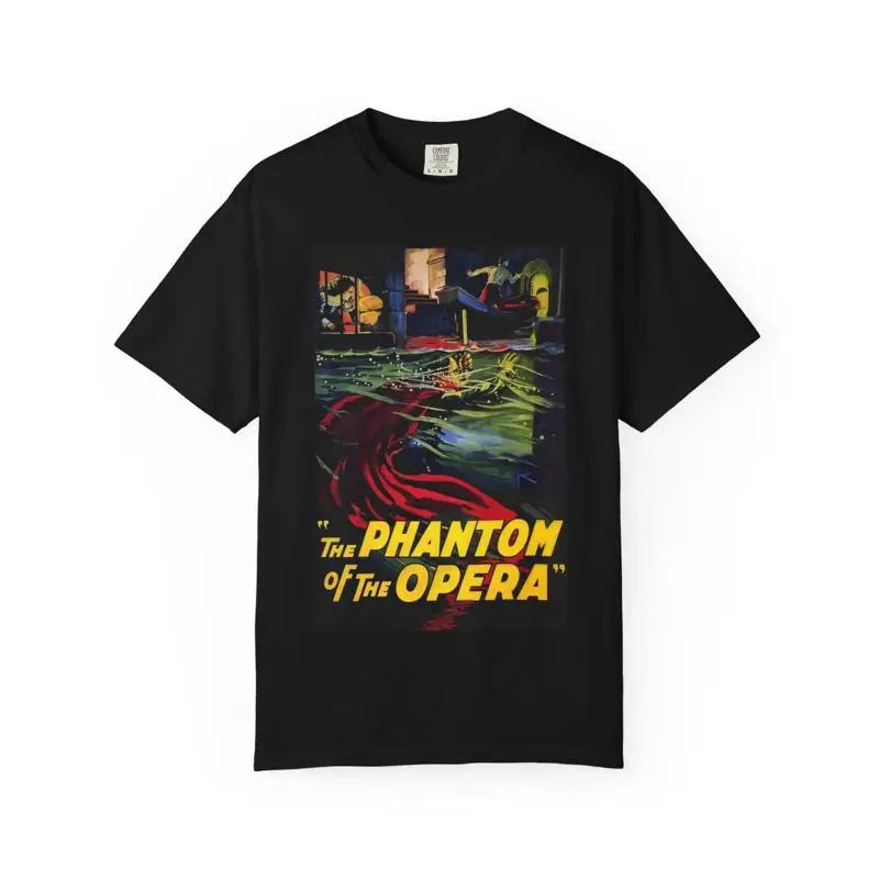 تي شيرت فيلم عتيق، طراز ريترو، فانتوم أوف ذا أوبرا (1925)، تي شيرت للجنسين
