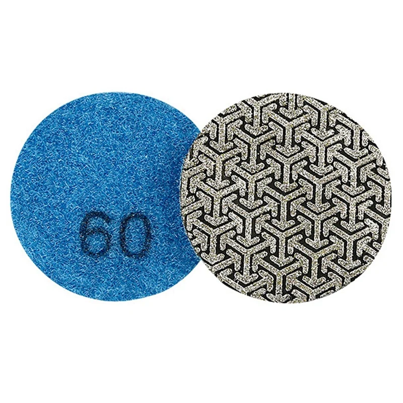 A82I-1 Piece 2Inch/50Mm Electroplated Diamond Polishing Pad Tile Glass Metal Wood Grinding Deburring Disc