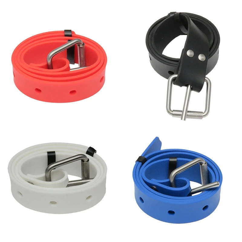 

1.3M Silicone Diving Weight Belt With Buckle Diving BCD Accessories Scuba Equipment