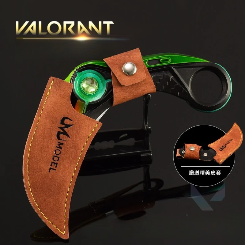 Ion 2.0 Karambit Valorant 16 cm Wapen Melee Game Perifere Draaibare Mes Ongesneden Blade Wapen Model Zwaard Geschenken Speelgoed collectie