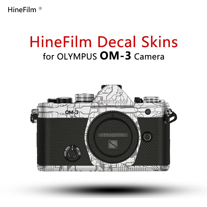 Hinefilm Skin for Olympus OM3 Camera Decal Skins For Olympus OM-3 Camera Sticker Protector Wrap OM 3 Camera Cover Skin
