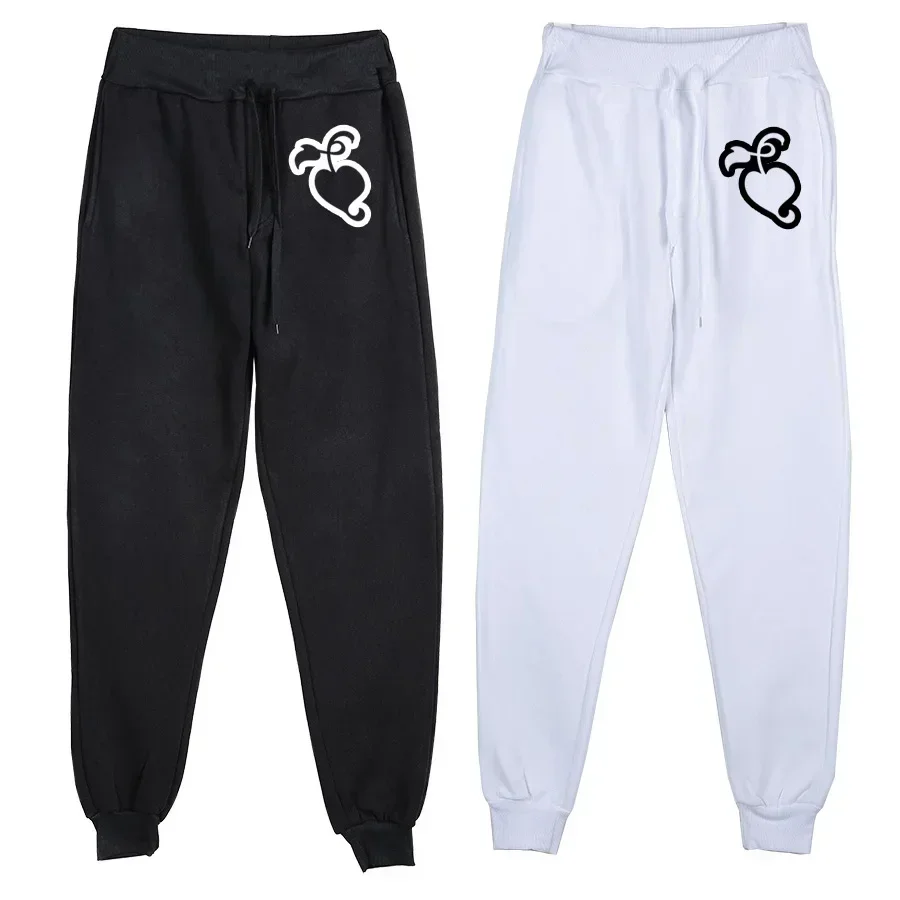 2025 Autumn and Winter Women's Printed Design Outdoor Sports Fitness Running Loose and Comfortable Small Foot Guard Pants