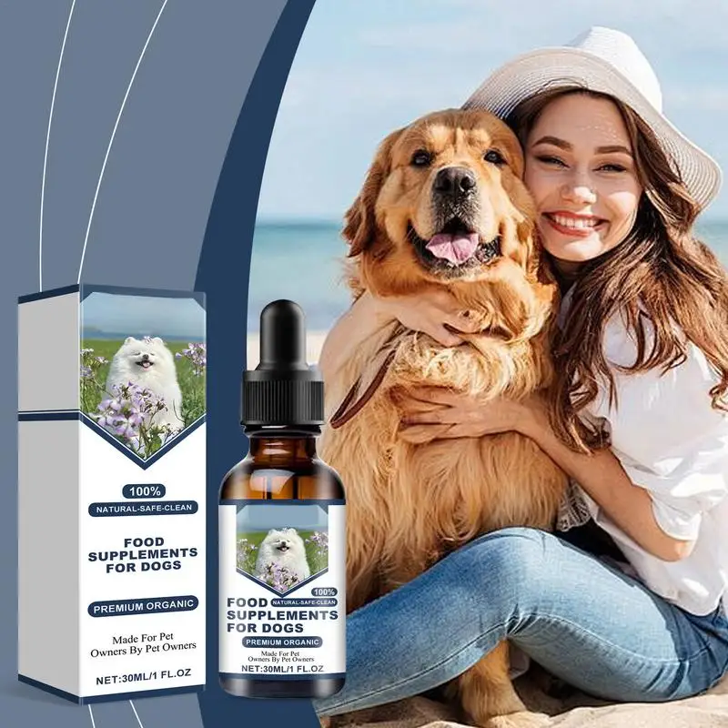 Dog Support Supplements 30ml Dog Immune Support Liquid Nutrition Supplement Nourishing Support Health Care Drops For Dogs