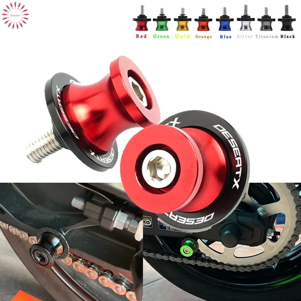 

Для Ducati DesertX Desert X 2022 2023, катушки маятника, ползунки, винты-подставки, болты M8, 1 пара, горячее предложение, аксессуары для мотоциклов с ЧПУ