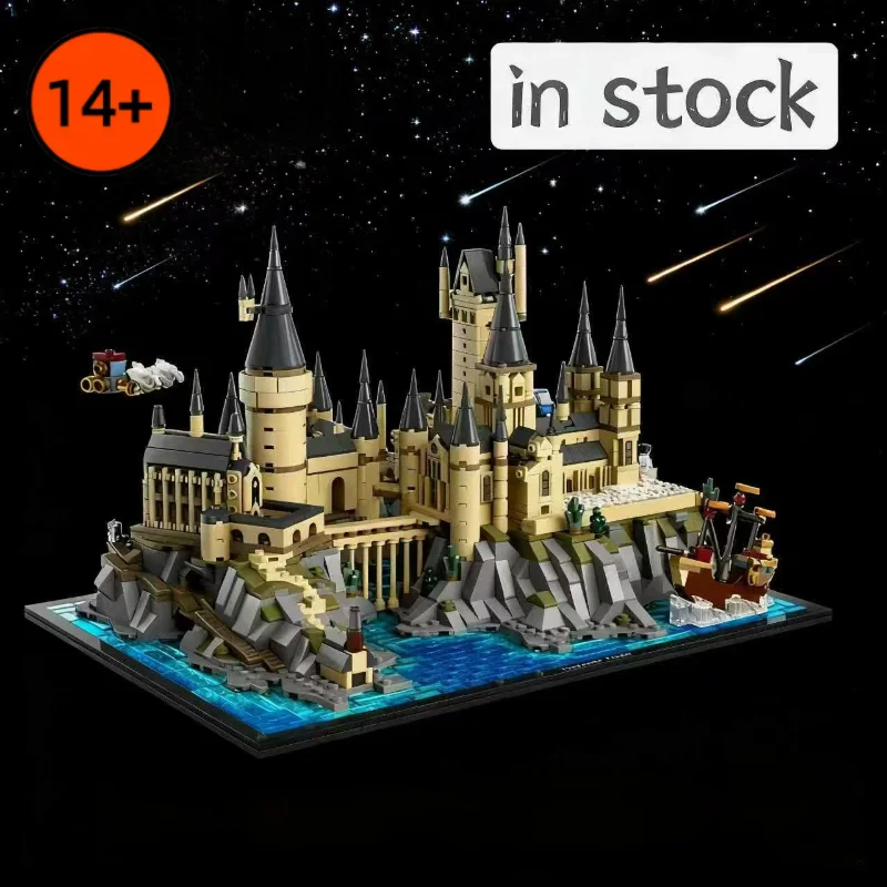 Blocs de construction château et terrain, modèle de briques, scène de film magique, cadeau d'anniversaire et de noël, décorations pour la maison, nouveauté 2026, 76419