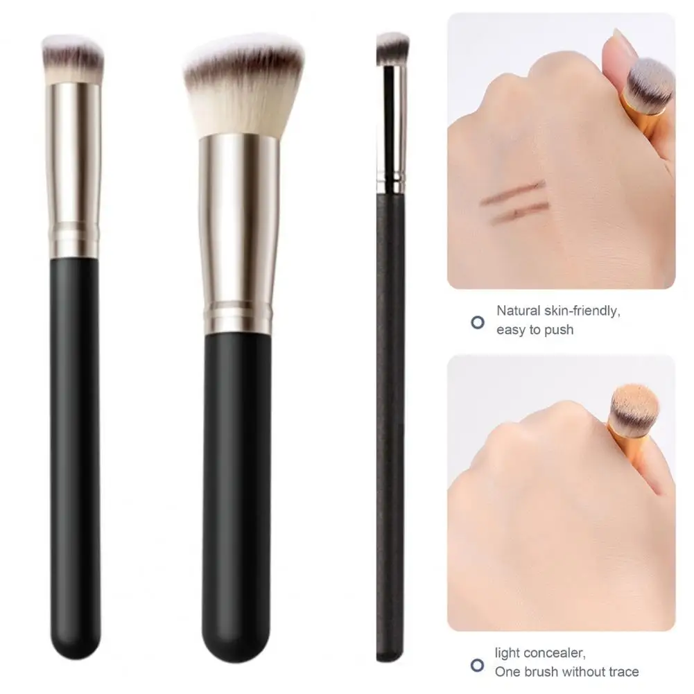 Nuttige Herbruikbare Mini Oogschaduw Detail Cosmetische Make-Up Borstel Tool Plastic Handvat Multifunctionele Poederborstel Voor Vrouwen