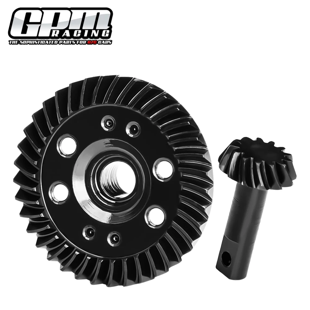 

GPM Металлическая сталь 13T 37T Передний кольцевой механизм дифференциала 5379X 5379R для Traxxas 1/7 XO-1 1/8 Tato 1/10 Rustler Hoss Slash 4X4 VXL