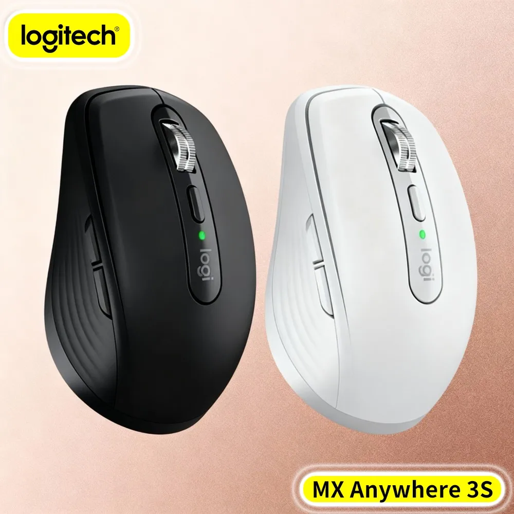 Precision MX Anywhere 3S Mouse - 8K DPI, Magspeed Scroll, Ergonomic Grip, Suitable For UI Design & Daily Office Routine