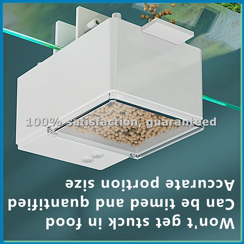 

Smart Automatic Fish Feeder Adjustable Battery-Powered LCD Timer with 24-Hour Feeding Schedule is Perfect Aquarium-A69M
