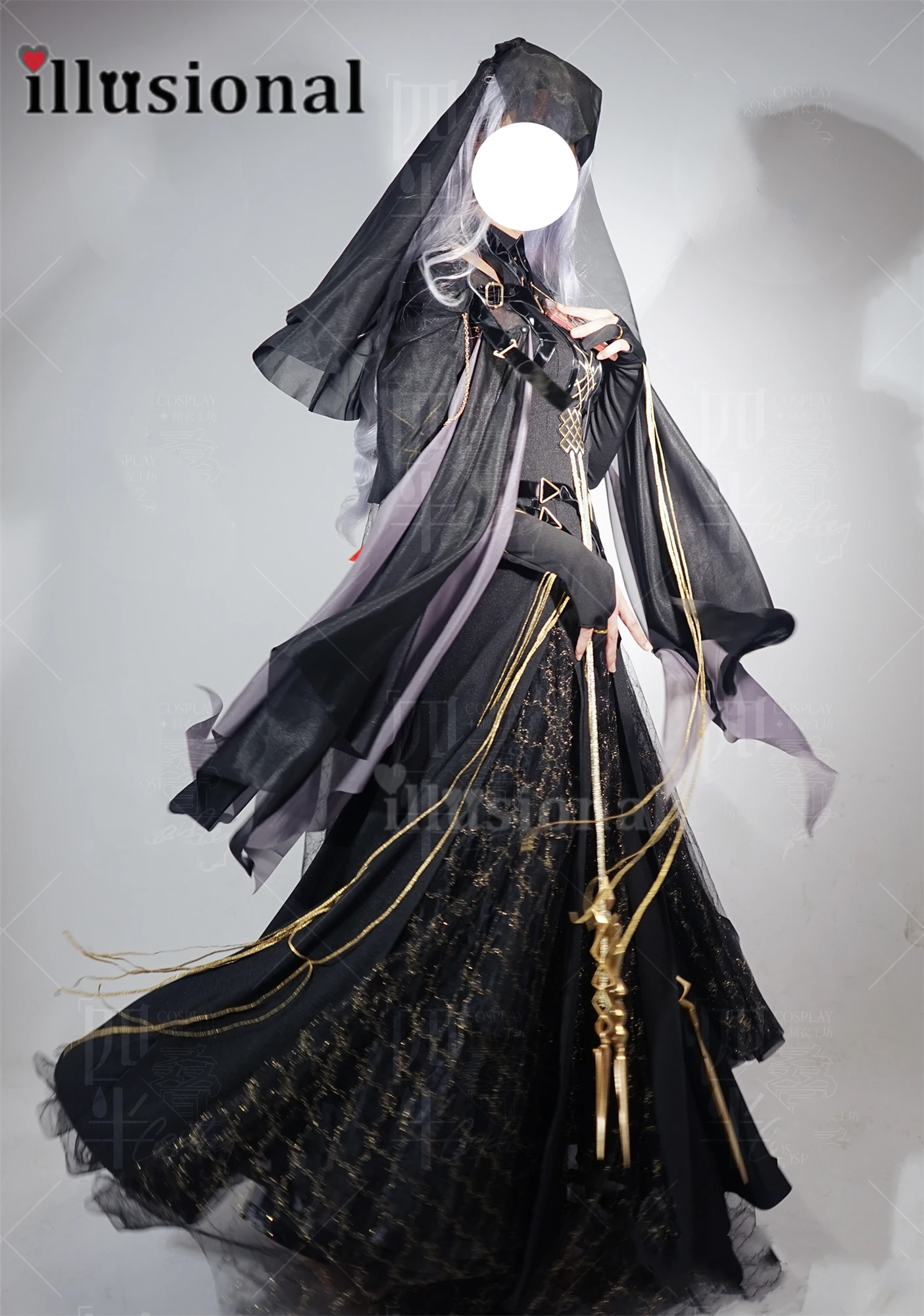 

illusional Logos's mother Arknight PhonoR-0 Cosplay Costume game evening party dress female