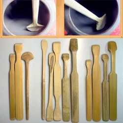 Pottery Purple Clay Teapot Making Special Tools DIY Handwork Making Ceramic Teapot Pushing Wall Scraping Bottom Bamboo Rake