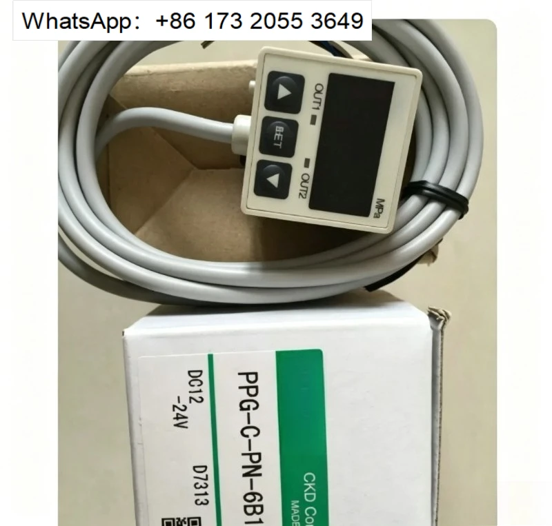 Digital Pressure Sensor PPG-C Series PPG-C-PP-6B1 PPG-C-PN-6B1 Pneumatic Pressure Switch For Automation Equipment