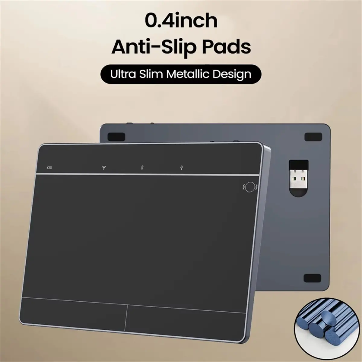 

SWXF Wired & Wireless Touchpad for PC Computer & Laptop Rechargeable Trackpad Bluetooth & USB Trackpad for Windows10/11