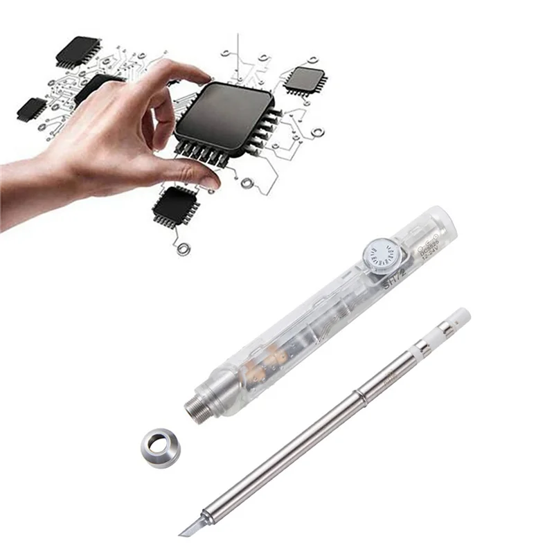 

LUCK-SH72 Soldering Iron 65W 12-24V 220-400℃ Adjustable Temperature SH72 KU Welding Tool Not T12 B