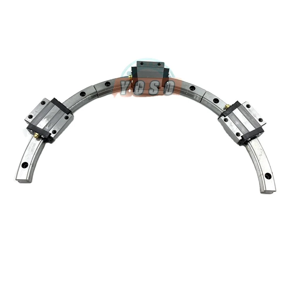 Circular Curved Linear Guide Rail HCR15 HCR15A+60/150R HCR15A+60/300R HCR15A+60/400R