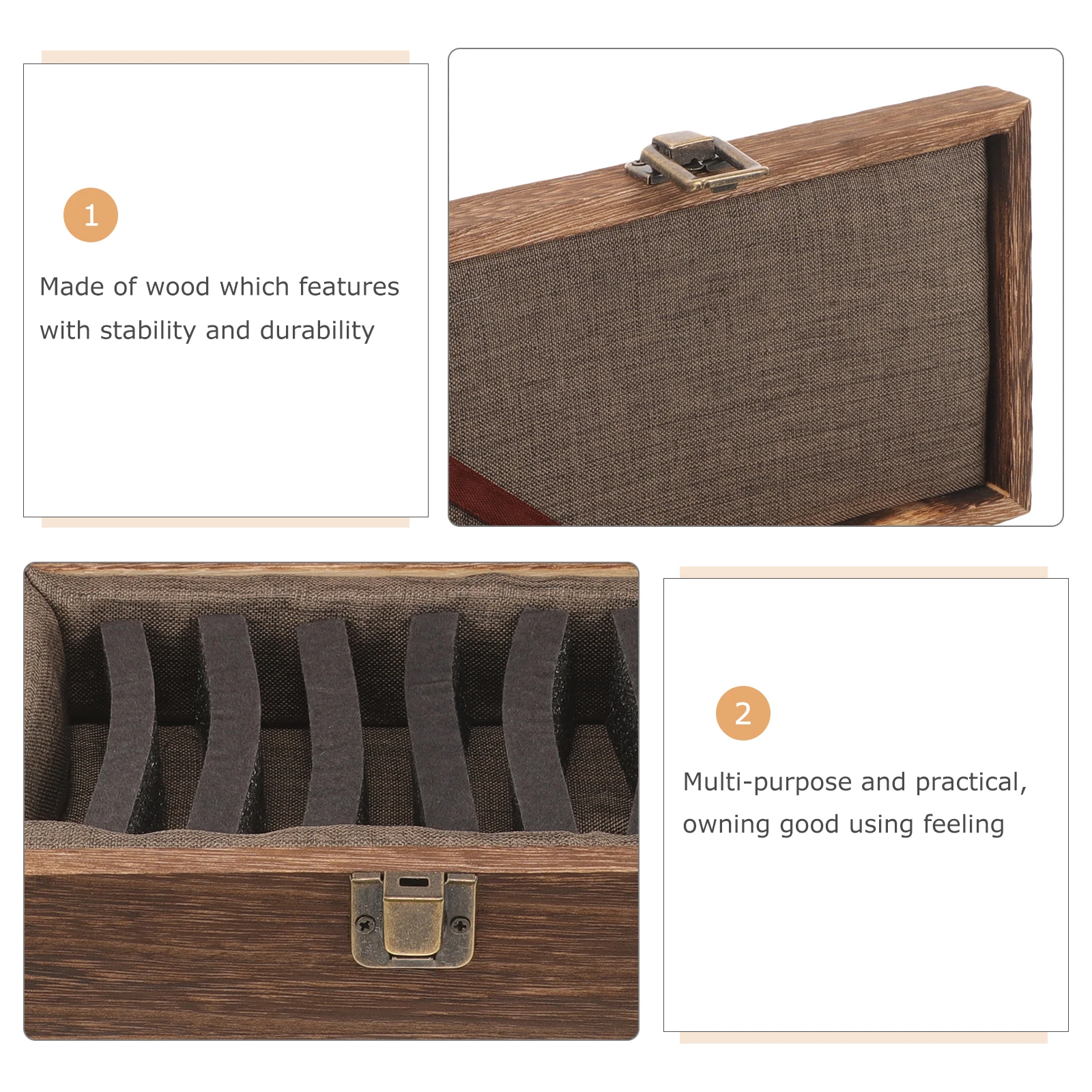 

Винтажный деревянный чехол для хранения чернил с печатью для каллиграфии, портативный органайзер, отсек, красный контейнер для подушечек, принадлежности для китайской живописи