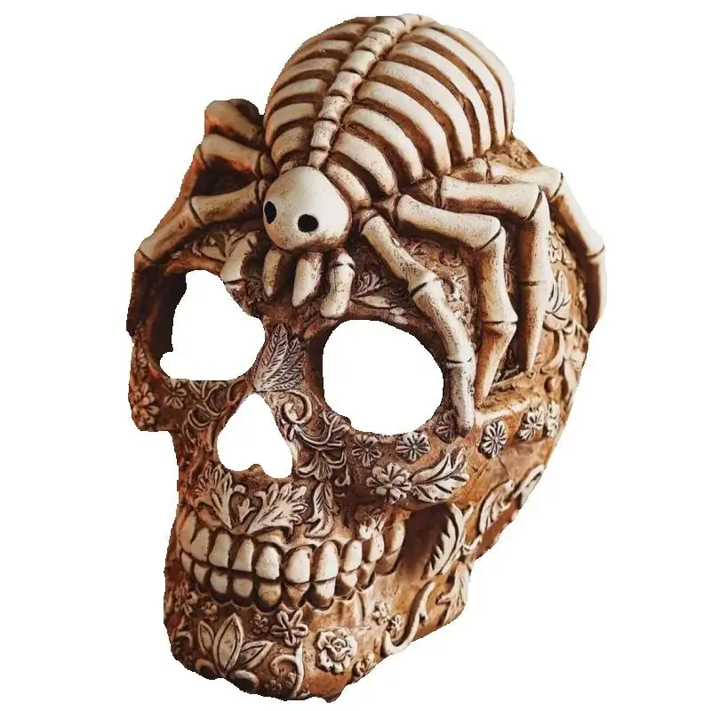 

Изысканная силиконовая форма с черепом паука, украшение на Хэллоуин, гипсовое ремесло, инструмент для изготовления смолы, сделай сам, форма для выпечки мыла, льда, подарок на вечеринку