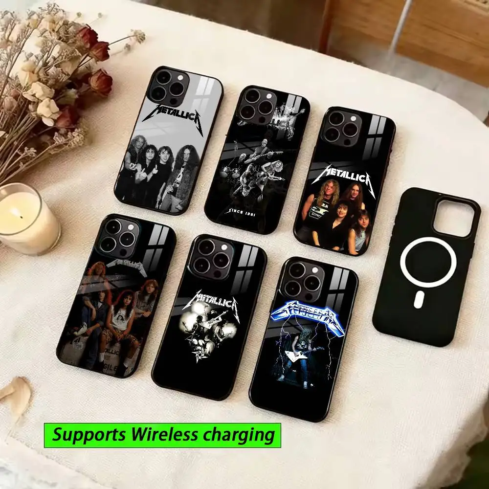 

Cool Band M-Metallica 72 Hot Phone Case For iPhone15,16,17,14,13,12,11 Plus,Pro Magnetic For Wireless Charging