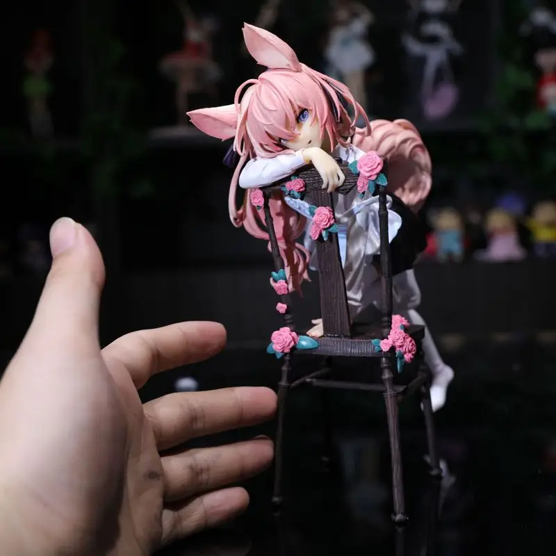 

Новый кролик Flova Bunny Girl на коленях, поддерживающая поза, ПВХ фигурка, модная игрушка Bishoujo, настольная модель, подарок на день рождения, игрушки