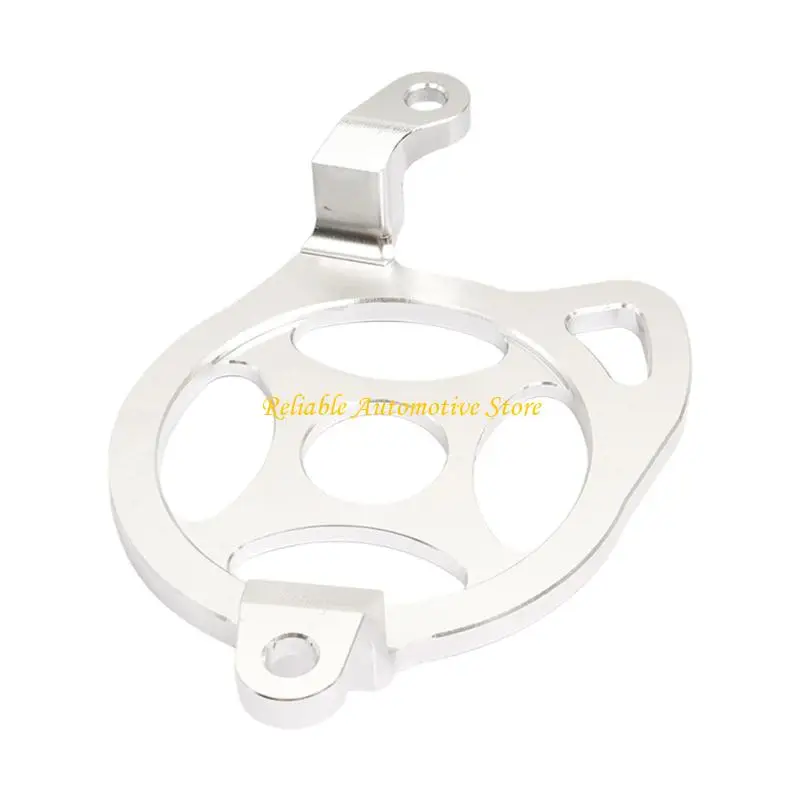 M68B Anodized Aluminum Motor Guard Plate for Electric Dirt Bikes, Open Cut Cover with Lower Motor Area Form Use Part Detail