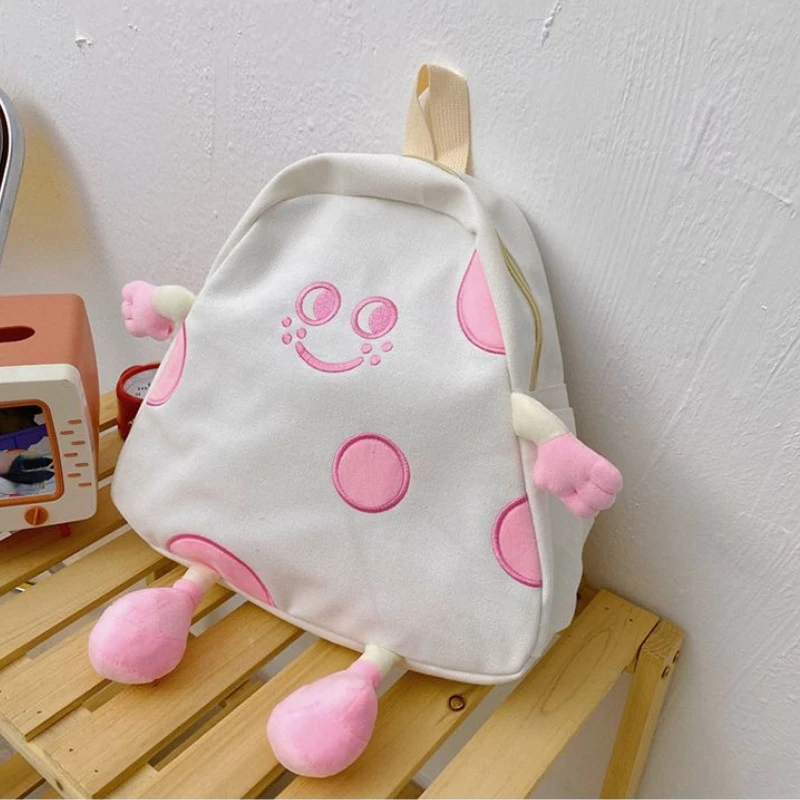 2024 Women Korean Preppy Chic Backpacks  Cartoon Sweet Students Kawaii Handbags Fashion All Match Schoolbags Y2k Aesthetic