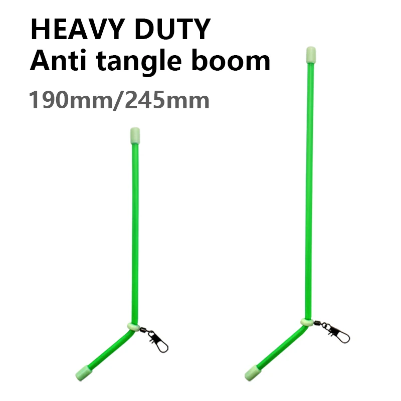 5pcs Carp Fishing Heavy Duty Anti Tangle Ledger Booms With Rolling Snap Swivel For Carp Fishing Feeder Cage Carp Rigs