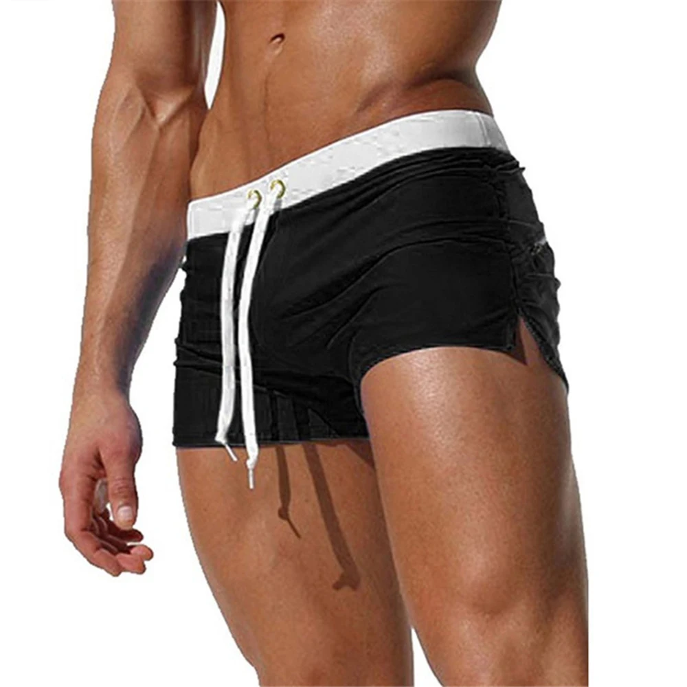 Men\'s Swimming Trunks Quick-drying Breathable Board Shorts Back Pocket With Zipper Surfing Swimming Beach Swimming Trunks Summer