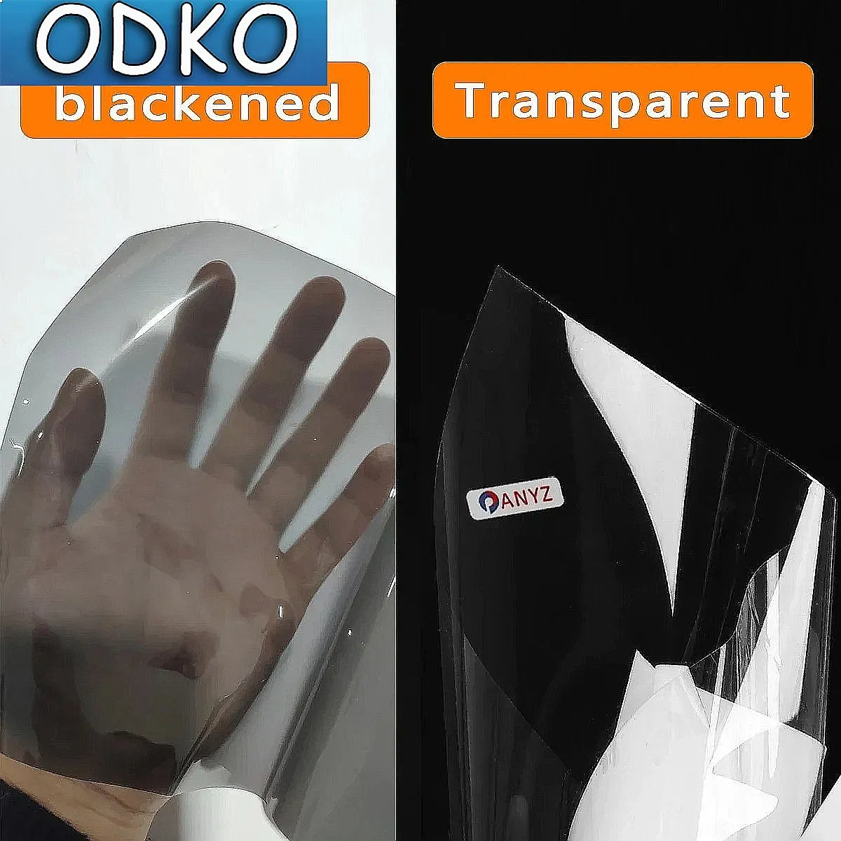 2 Pcs Car Headlight Protective Film Vinyl Transparent Black TPU Precut Sticker For Jaguar XJ X351 2010-2019 XJR XJL Accessories view 4