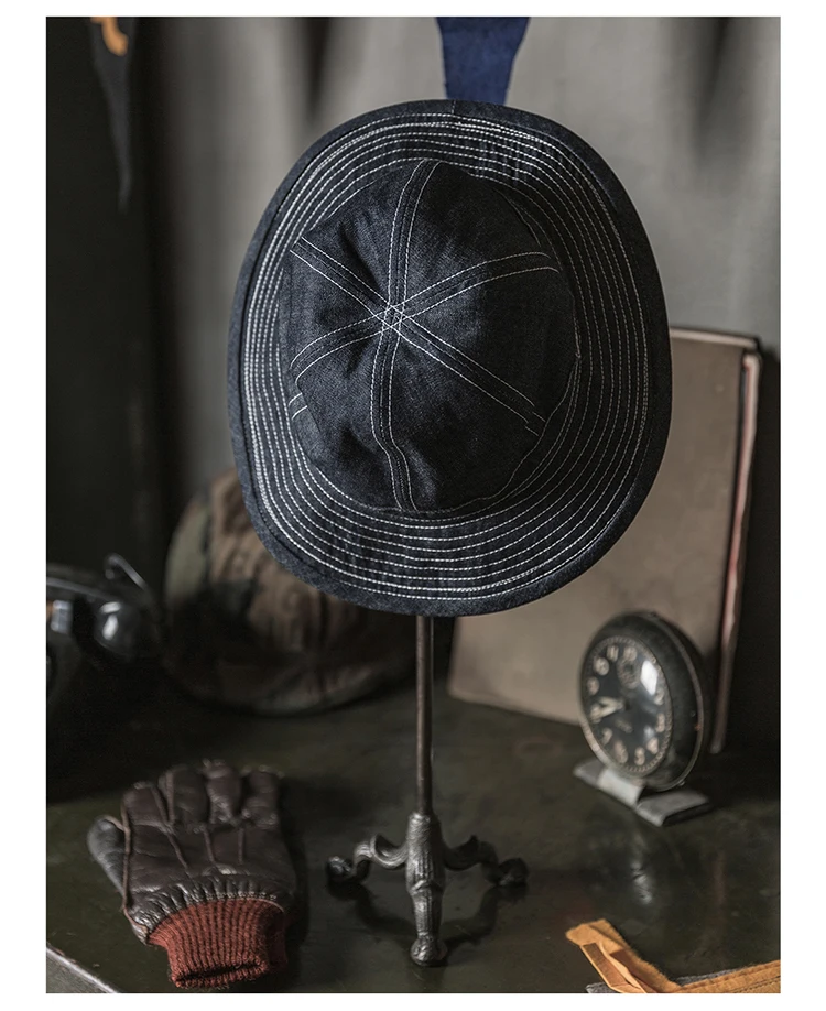 

Bronson Replica CCC Denim Job Cap Daisy Mae Dome Fisherman Cowboy Hat Camouflage