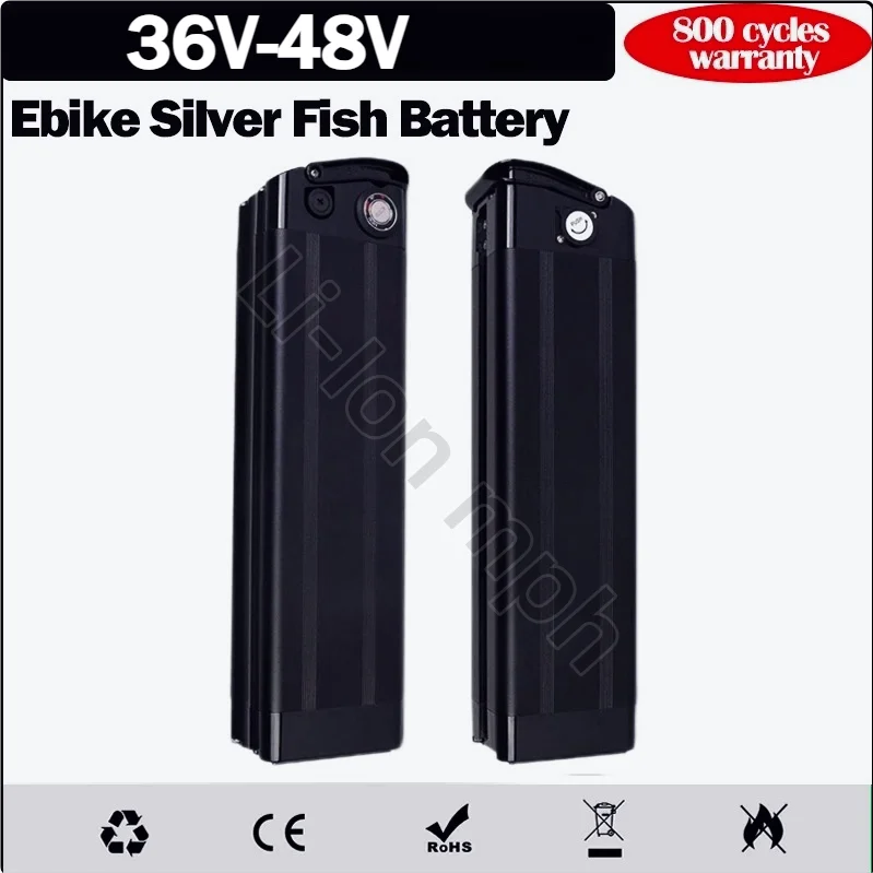 

48V 36V 24V Folding dedicated Bike 20Ah 17Ah 15Ah 13Ah Built in Bms for Silverfish 250W-1000W