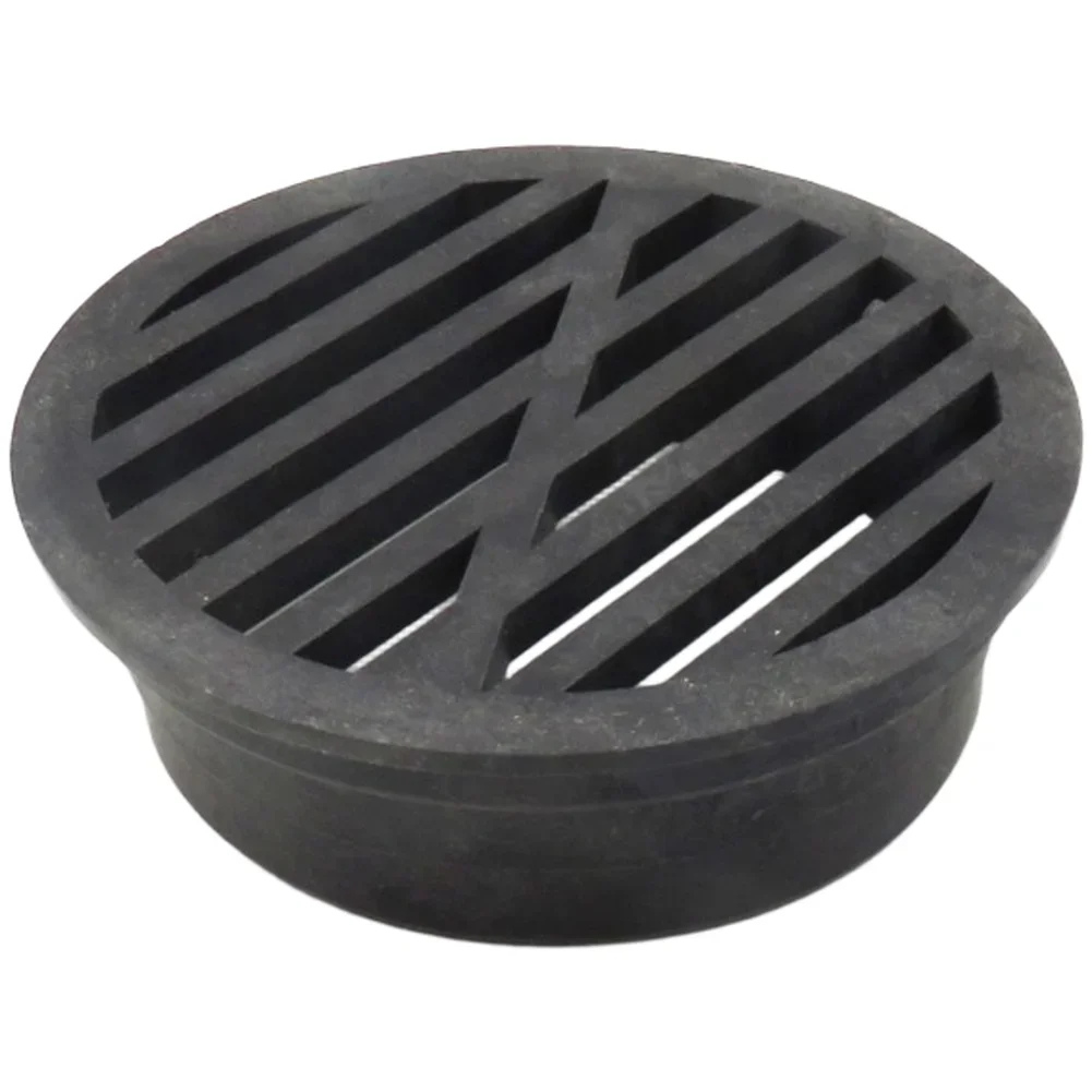 4 inch PVC lawn drainage grate designed to gardens from excess water with a contemporary design for outdoor use