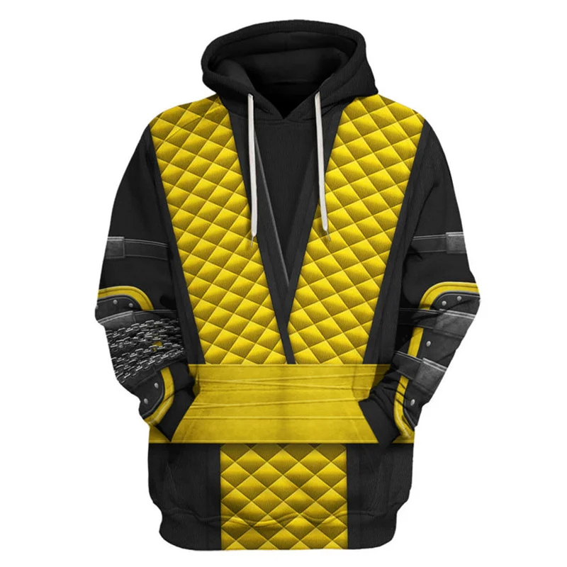 Mortal Kombat Mk Graphic Hoodie Men Clothing 3D Print Raiden XI Costume Hoodies Women Harajuku Fashion y2k Pullover Hooded Hoody